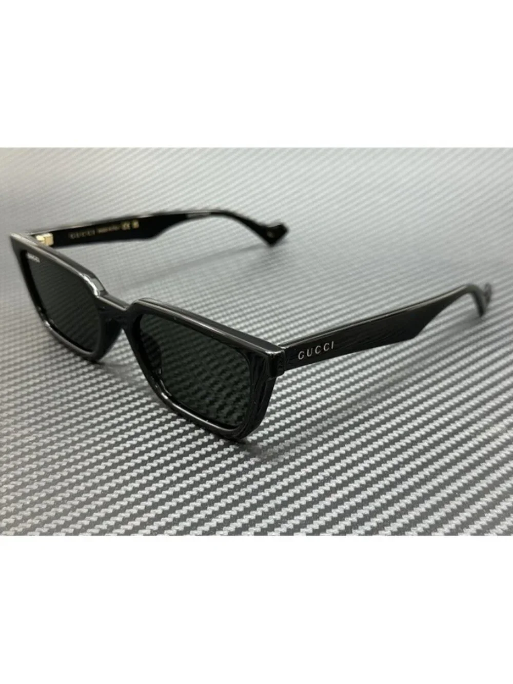 New Gucci Men Black Sunglasses 55-19-145